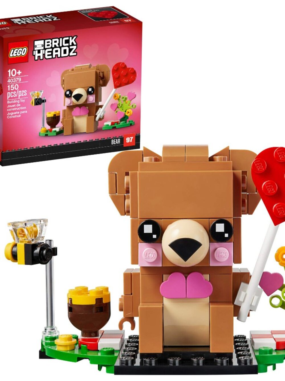 Brick Headz Bear Lego Set